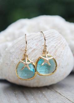 
                    
                        Gold and turquoise trinkets are sure to charm your leading ladies for years to come. Bridesmaid gift, Beach wedding ideas
                    
                