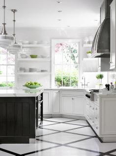 Interior Design Ideas - "Transitional White Kitchen"