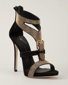 Giuseppe Zanotti Design Studded Sandals - Hirshleifers - Farfetch.com