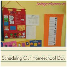 Our Homeschool Room and Organization- I love the bright colors