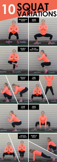 10 Squat Variations + The Northface Mountain Athletics Gear - Fit Foodie Finds