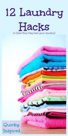 Tired of stains not going away and laundry taking forever? Check out these 12 laundry hacks with all Radiant and save the day (and your laundry) #radiantlaundry #ad