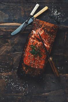 Clean cut salmon