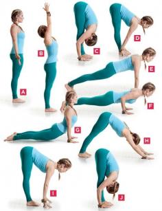 Yoga Sequence That Burns MEGA Calories!  #sunsalutation