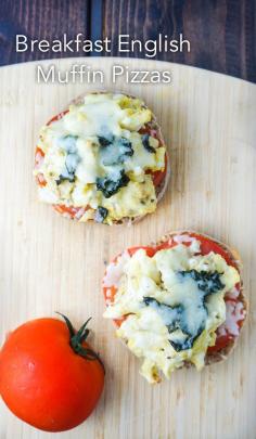 
                    
                        Healthy English muffin pizzas for breakfast for just 229 calories and 6 PointsPlus - kids love them!
                    
                
