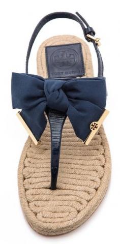 Tory Burch bow sandals