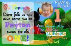 Mickey Mouse Clubhouse Invites