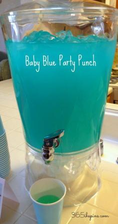 Pretty Pink Punch & Baby Blue Punch recipes