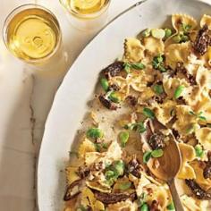 
                    
                        Farfalle with Fava Beans, Morel Mushrooms, and Mascarpone | CookingLight.com
                    
                