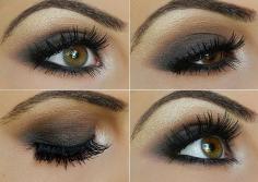 Smokey Taupe Eyeshadow Tutorial. - #hair make up