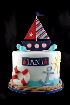 Nautical Cake Sailboat Cake (Ian)