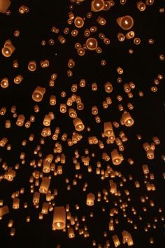 Will be there one day!! Lantern festival in Chaing Mai, Thailand