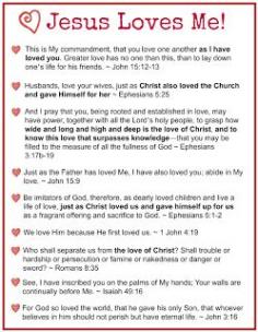 Proverbial Homemaker: Free Printable Jesus Loves Me Scriptures