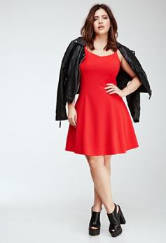 
                    
                        Textured Knit A-Line Dress | Forever 21 PLUS - 2000082135
                    
                