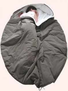 Nebukuro sleeping bag - I like the around-the-head/shoulders part....should keep drafts to a minimum on cold nights.