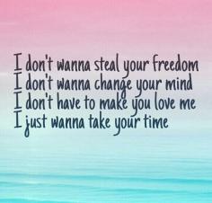 Sam Hunt ~ Take Your Time