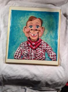 
                    
                        Here's my latest to come out of my Creation Station ! HOWDY DOODY was a very popular TV Show in the 1950's. And a Collectable Friend of mine wants this paired with a hat signed by the cast of the Original Show.
                    
                