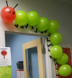 Hungry caterpillar party decoration -- Kids Birthday Party idea!! Cute!