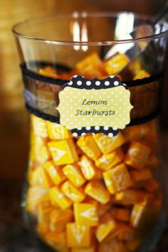 Lemon Starbursts! My Favorite.  I like the presentation.