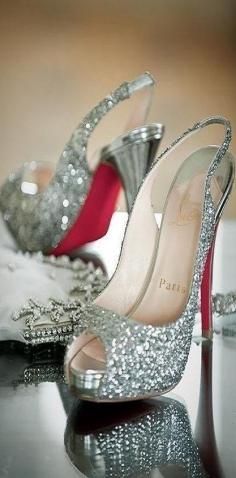 Glitter shoes #heels #formalapproach