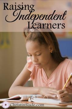
                    
                        There are multiple benefits and ways you can help your child grow into an independent learner.
                    
                