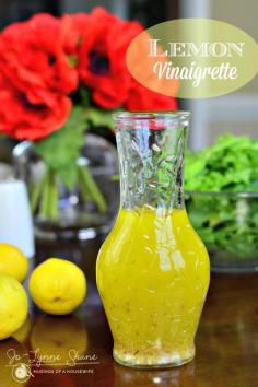 
                    
                        Easy and delicious lemon vinaigrette recipe... perfect for dressing those summer salads!
                    
                