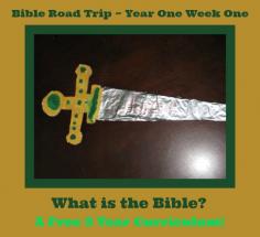 Bible Road Trip Year One Week One - Free 3 Year Curriculum-Grammar-Rhetoric Stages
