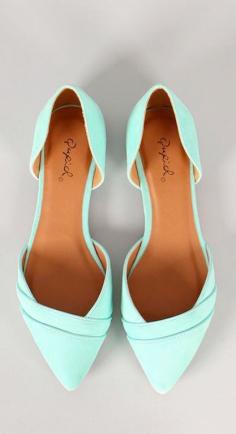 Mint ballet flats - I need mint shoes this summer!!!!