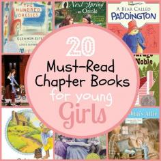 
                    
                        20 MUST READ Chapter Books for Young Girls {The Unlikely Homeschool}
                    
                