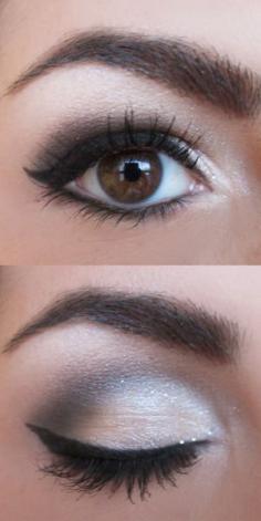 Brown eyes Smoky Eyes Makeup