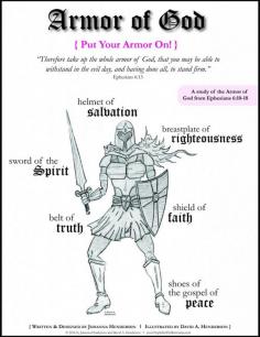 Free boy and girl armor of god bible study