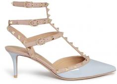 VALENTINO Rockstud' caged patent leather pumps
