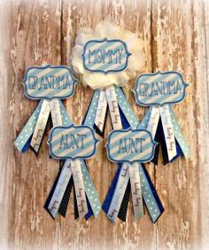 Oh Boy Baby Shower Badge by HappilyEllieAfter on Etsy