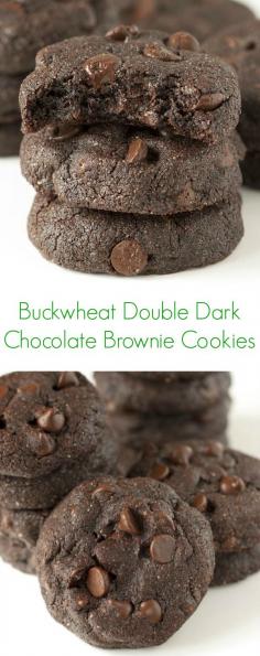 
                    
                        Buckwheat Double Dark Chocolate Brownie Cookies
                    
                