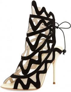 Sophia Webster cutout peeptoe bootie