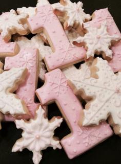 Winter ONEderland Decorated Sugar Cookies 1 by LaPetiteCookie