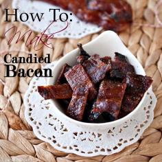 Candied Bacon Recipe -- Jess's favorite appetizer