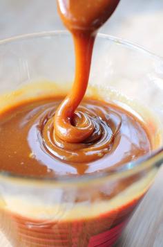 
                    
                        Salted Caramel Sauce is a necessity, don't ya think? This homemade salted caramel sauce recipe is easy to follow and make a sweet topping for ice cream or cake. Add it to coffee or hot chocolate too for a sweet caramel mocha drink. shewearsmanyhats.com
                    
                