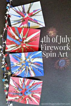 
                    
                        Fun 4th of july firework spin art
                    
                