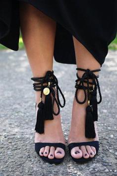 DIY Tassel Sandals - Jimmy Choo