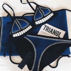 triangl swimsuit