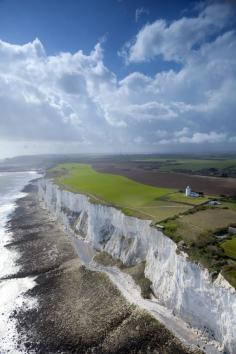 White Cliffs of Dover, England #WorldBeautifulPlaces #WhiteCliffs