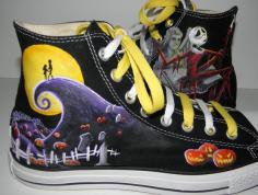 Omg i want these The Nightmare Before Christmas convers