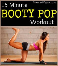 15 minute booty workout