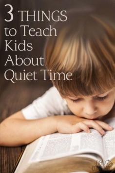 Before we can get to the business of helping our children develop a quiet time, we need to teach them a few things. These three tips will keep them from buying into the guilt and empower them to succeed in this crucial habit.