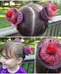 Crazy hair day - cupcake hair
