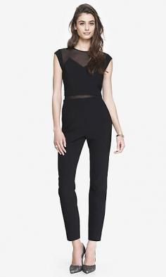 
                    
                        LAYERED MESH TOP JUMPSUIT
                    
                