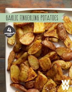 
                    
                        Crispy roasted fingerling potatoes are tossed with minced garlic and smoked paprika for fabulous flavor. If they're too spicy, use sweet paprika instead. Only 4 points plus points!
                    
                