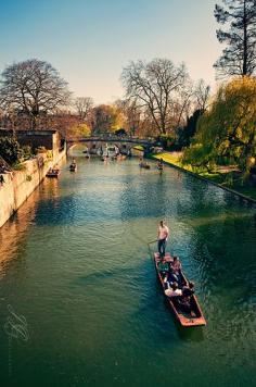Cambridge, England; the backs