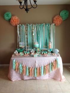 Under the Sea/ Mermaid Birthday Party Ideas | Photo 22 of 55 | Catch My Party